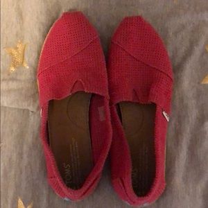 Women’s Red Toms Espadrille Style, Size 8.5